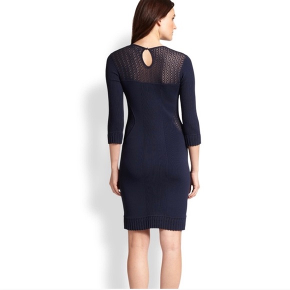 Marchesa Knit Crochet Dress - Picture 2 of 10